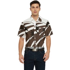 Palm Tree Design-01 (1) Men s Short Sleeve Pocket Shirt 