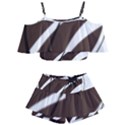 Palm Tree Design-01 (1) Kids  Off Shoulder Skirt Bikini View1