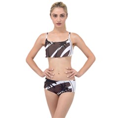 Palm Tree Design-01 (1) Layered Top Bikini Set