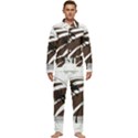 Palm Tree Design-01 (1) Men s Long Sleeve Velvet Pocket Pajamas Set View1