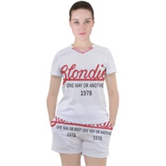 Blondie One Way Or Another 1978-01 Women s Tee And Shorts Set