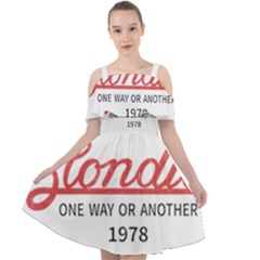 Blondie One Way Or Another 1978-01 Cut Out Shoulders Chiffon Dress by thenyshirt