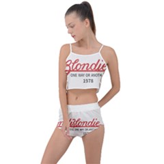 Blondie One Way Or Another 1978-01 Summer Cropped Co-ord Set by thenyshirt