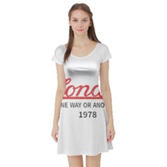 Blondie One Way Or Another 1978-01 Short Sleeve Skater Dress by thenyshirt