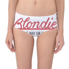 Blondie One Way Or Another 1978-01 Mid-waist Bikini Bottoms by thenyshirt