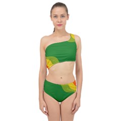 Background Pattern Texture Design Spliced Up Two Piece Swimsuit by Ravend