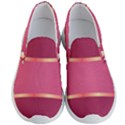 Heart Valentine Love Pink Red Men s Lightweight Slip Ons View1