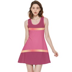 Heart Valentine Love Pink Red Inside Out Reversible Sleeveless Dress by Ravend