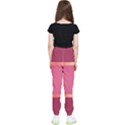 Heart Valentine Love Pink Red Kids  Elastic Waist Pants View2