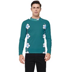 Design Texture Background Love Men s Long Sleeve Rash Guard by Ravend