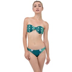 Design Texture Background Love Classic Bandeau Bikini Set