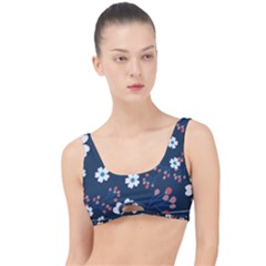 Floral Digital Background The Little Details Bikini Top by Ravend