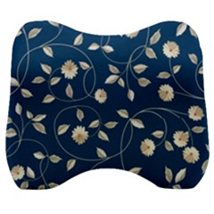 Flora Flower Flowers Nature Abstract Wallpaper Design Velour Head Support Cushion by Ravend