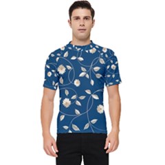 Flora Flower Flowers Nature Abstract Wallpaper Design Men s Short Sleeve Rash Guard by Ravend