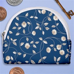 Flora Flower Flowers Nature Abstract Wallpaper Design Horseshoe Style Canvas Pouch by Ravend