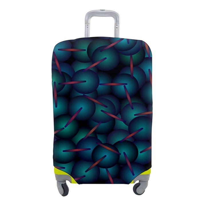 Background Abstract Textile Design Luggage Cover (Small)