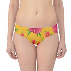 Background Flowers Floral Pattern Hipster Bikini Bottoms