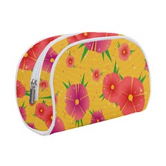 Background Flowers Floral Pattern Make Up Case (small) by Ravend