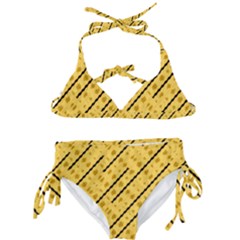 Background Yellow Background Kids  Classic Bikini Set