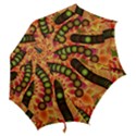 Abstract Background Digital Green Hook Handle Umbrellas (Large) View2