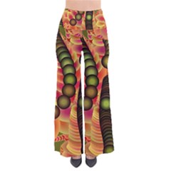 Abstract Background Digital Green So Vintage Palazzo Pants by Ravend