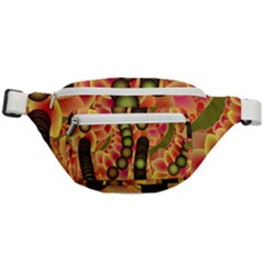 Abstract Background Digital Green Fanny Pack by Ravend