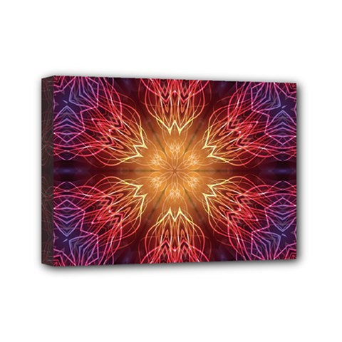 Fractal Abstract Artistic Mini Canvas 7  X 5  (stretched) by Ravend