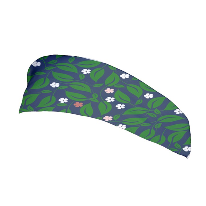 Leaves Flowers Green Background Nature Stretchable Headband