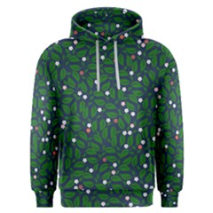 Leaves Flowers Green Background Nature Men s Overhead Hoodie by Ravend