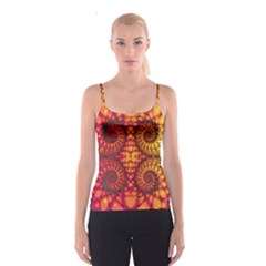 Abstract Art Pattern Fractal Design Spaghetti Strap Top by Ravend