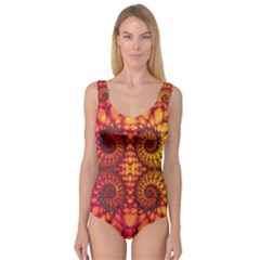 Abstract Art Pattern Fractal Design Princess Tank Leotard  by Ravend