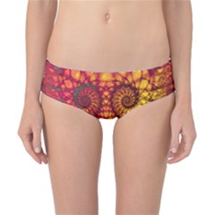 Abstract Art Pattern Fractal Design Classic Bikini Bottoms by Ravend