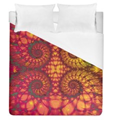 Abstract Art Pattern Fractal Design Duvet Cover (queen Size) by Ravend