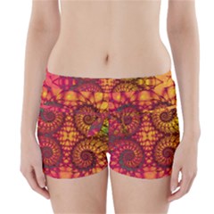 Abstract Art Pattern Fractal Design Boyleg Bikini Wrap Bottoms by Ravend