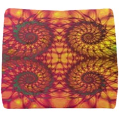 Abstract Art Pattern Fractal Design Seat Cushion by Ravend