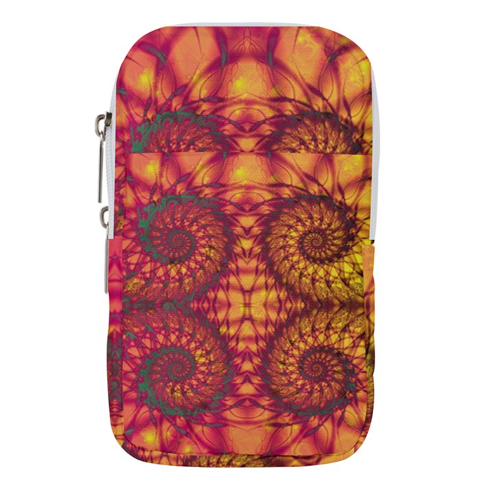 Abstract Art Pattern Fractal Design Waist Pouch (Large)