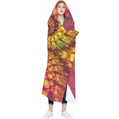 Abstract Art Pattern Fractal Design Wearable Blanket by Ravend