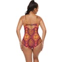 Abstract Art Pattern Fractal Design Retro Full Coverage Swimsuit View4