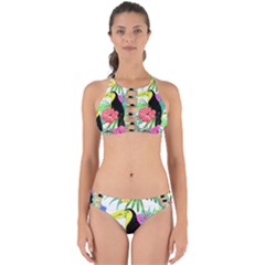 Sheets Tropical Nature Green Plant Perfectly Cut Out Bikini Set by Ravend