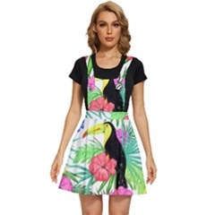 Sheets Tropical Nature Green Plant Apron Dress by Ravend