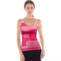 Pink Background Grunge Texture Tank Top by Ravend