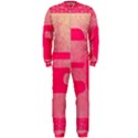 Pink Background Grunge Texture OnePiece Jumpsuit (Men) View1