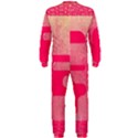 Pink Background Grunge Texture OnePiece Jumpsuit (Men) View2