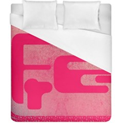 Pink Background Grunge Texture Duvet Cover (california King Size) by Ravend