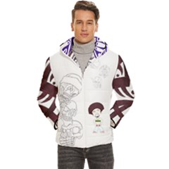 Scn 0012 Men s Hooded Quilted Jacket by MeeSwagged