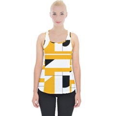 Design Pattern Yellow Background Art Piece Up Tank Top by Jancukart