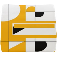 Design Pattern Yellow Background Art Seat Cushion by Jancukart