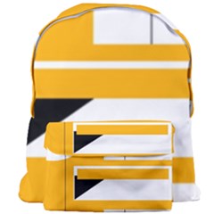 Design Pattern Yellow Background Art Giant Full Print Backpack