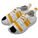 Design Pattern Yellow Background Art Kids Athletic Shoes View2