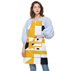 Design Pattern Yellow Background Art Pocket Apron by Jancukart